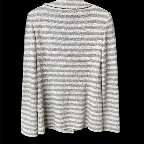 ST. JOHN striped ivory jacket/blazer size 4 - Picture 6 of 15